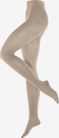 BURLINGTON Strumpfhose 'Rib Couture' in Braun: Vorderseite