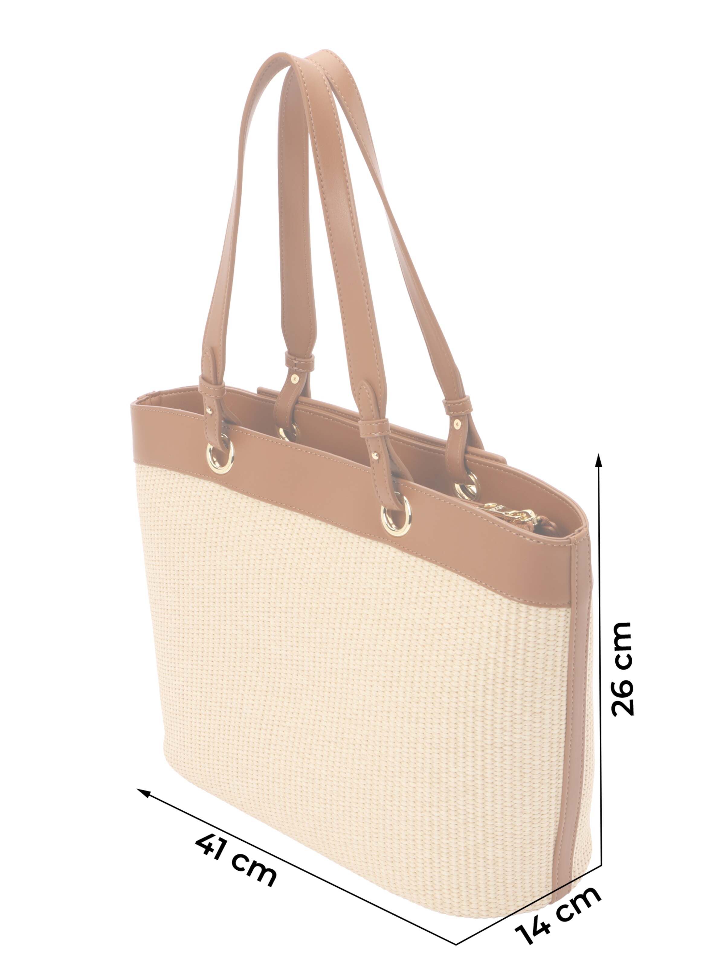 Love Moschino Μεγάλη τσάντα σε μπεζ