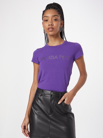 PATRIZIA PEPE Shirt 'MAGLIA' in Purple: front