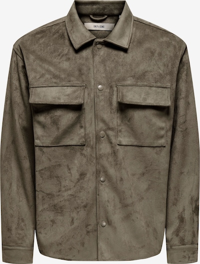 Only & Sons Veste mi-saison 'RAVI' en L en marron, Vue avec produit