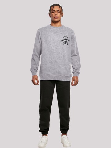 F4NT4STIC Sweatshirt 'Vatertag Grill Master für BBQ-Väter' in Grijs