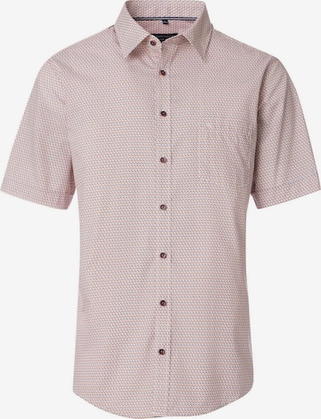 CASA MODA Regular fit Button Up Shirt in Orange: front