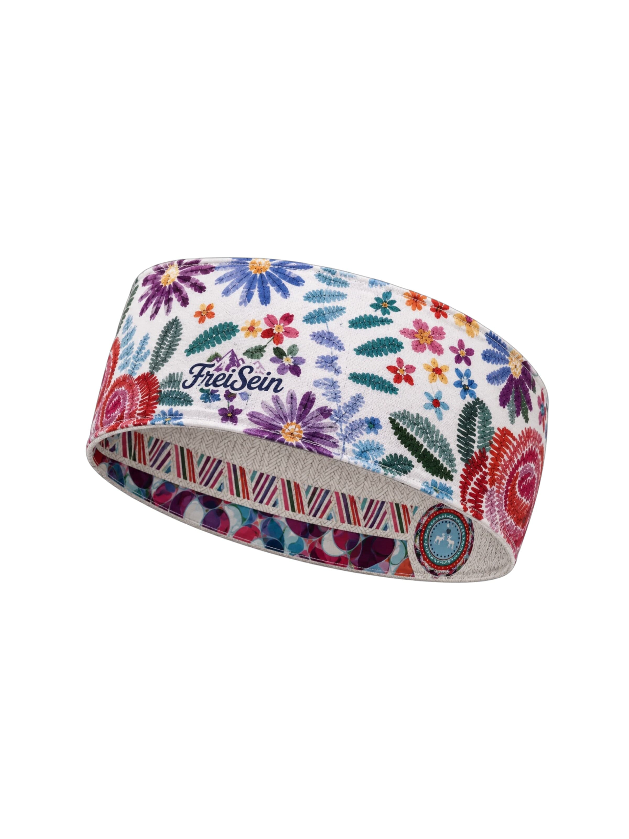 the freisein project Athletic Headband 'BlooMing' in Beige