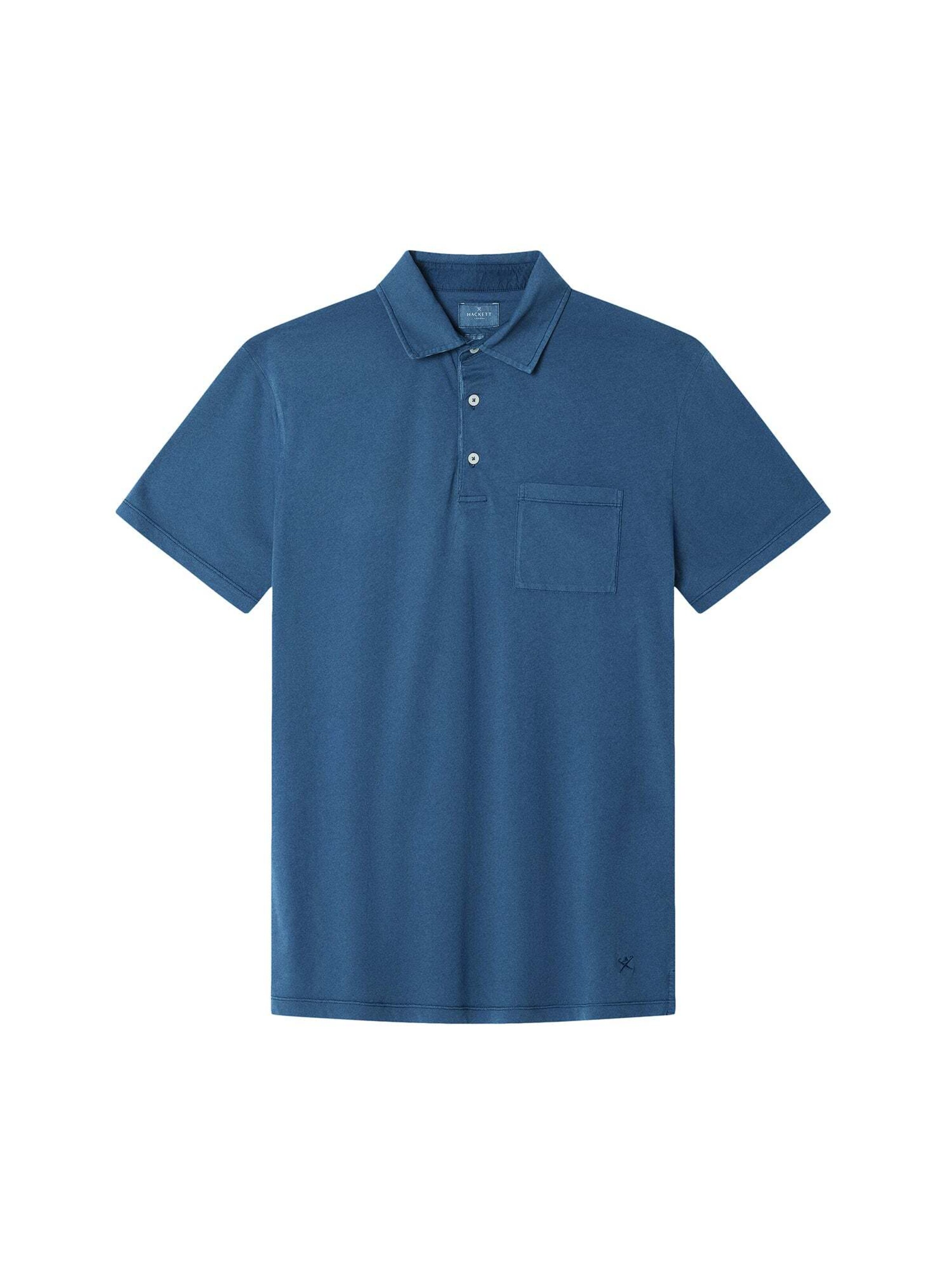 T-Shirt Hackett London en bleu : devant