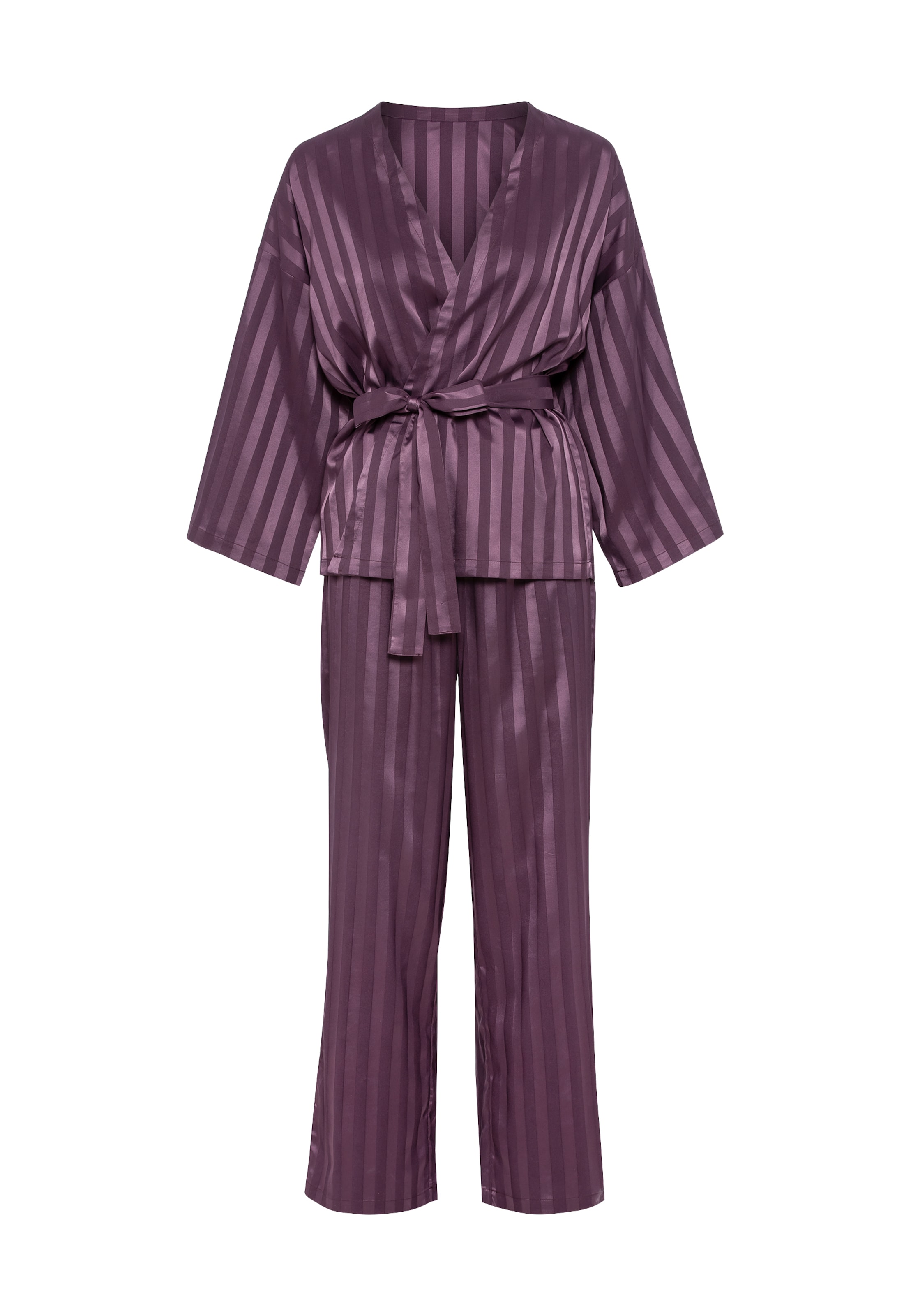 LSCN by LASCANA Pyjama in Lila: voorkant