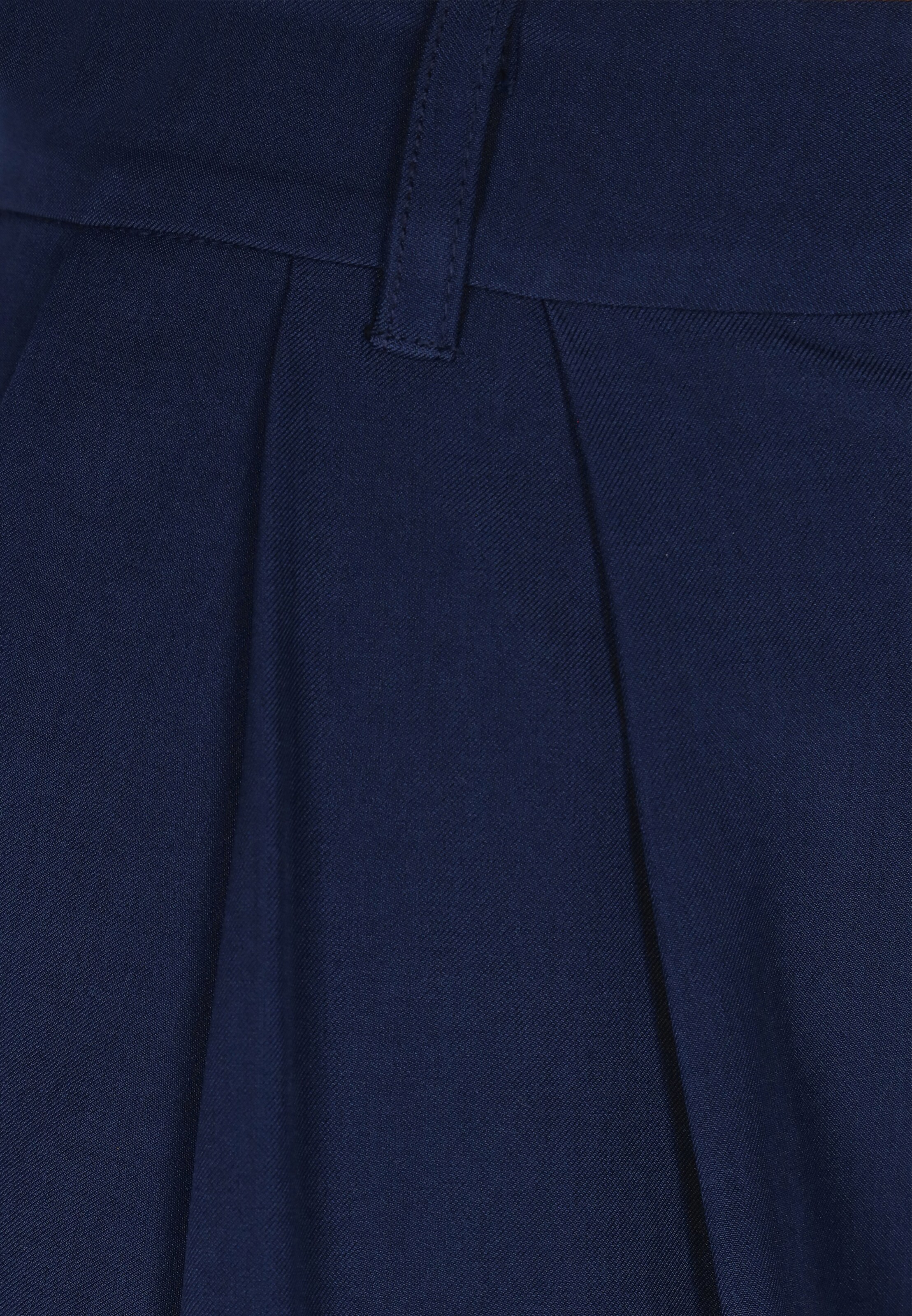 faina - regular Pantalón plisado en azul