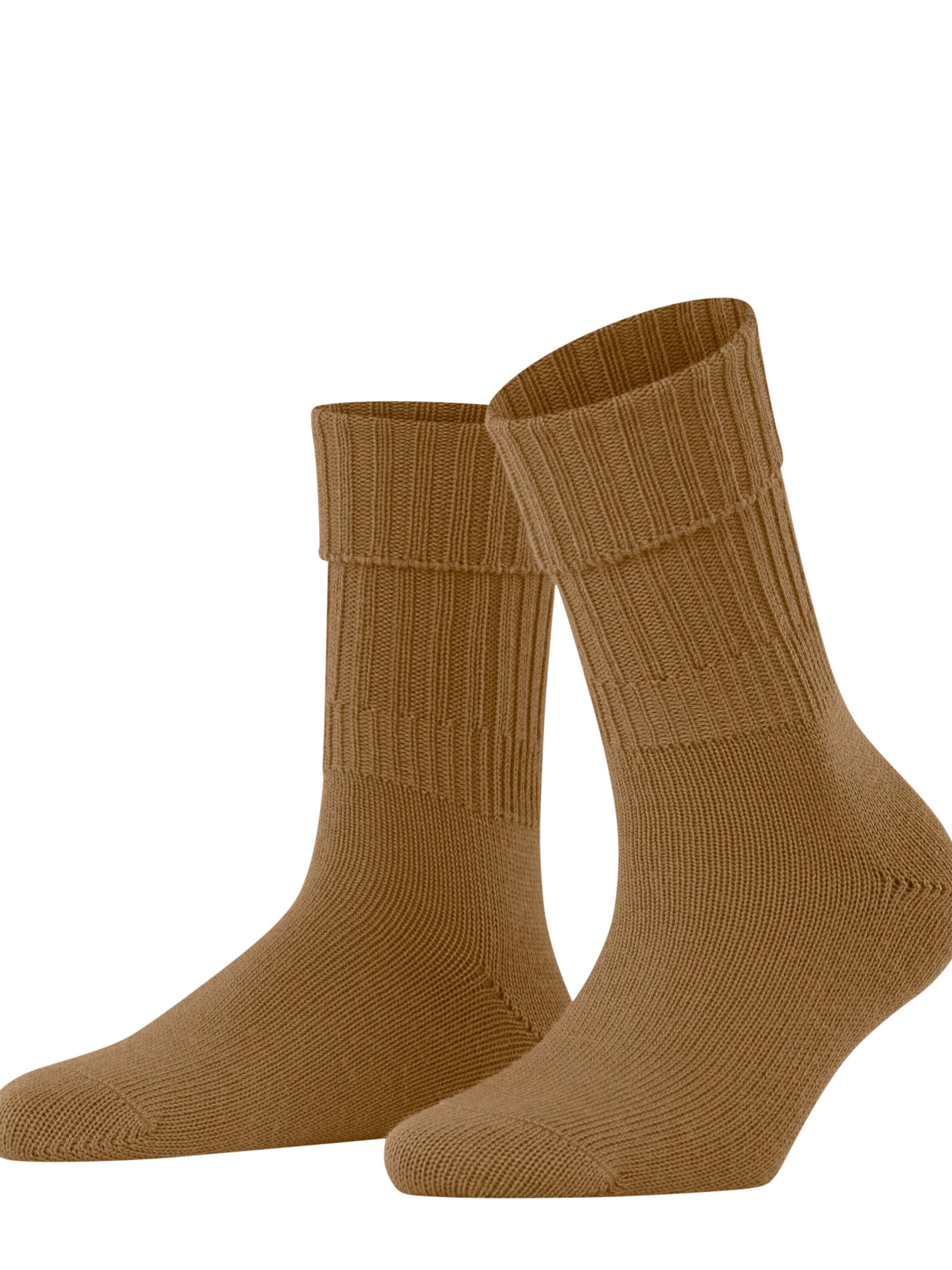 FALKE Socken 'Striggings Rib'‌‌‌ in Braun: Vorderseite