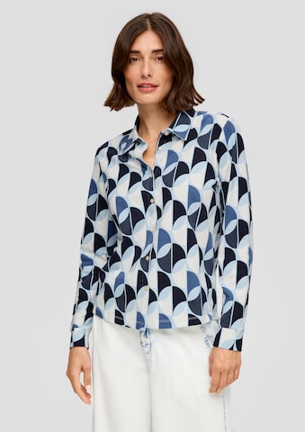 s.Oliver Blouse in Blue: front