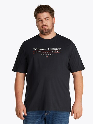 Maglietta di Tommy Hilfiger Big & Tall in blu: frontale