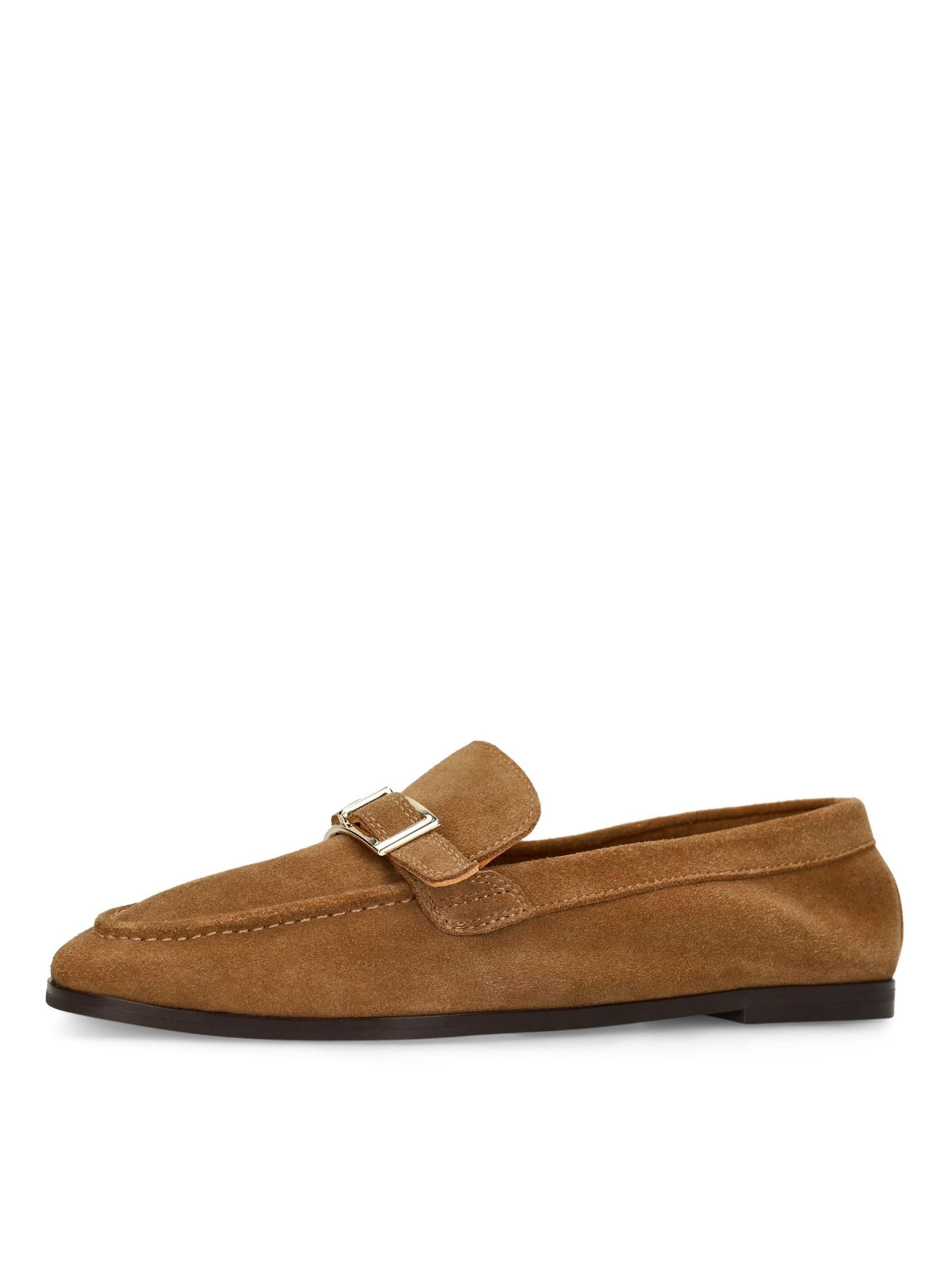 MANFIELD Mocassin en 36 en cognac, Vue avec produit