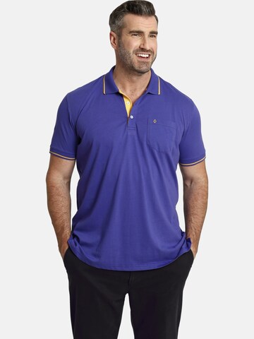 Charles Colby Poloshirt in Lila: Vorderseite