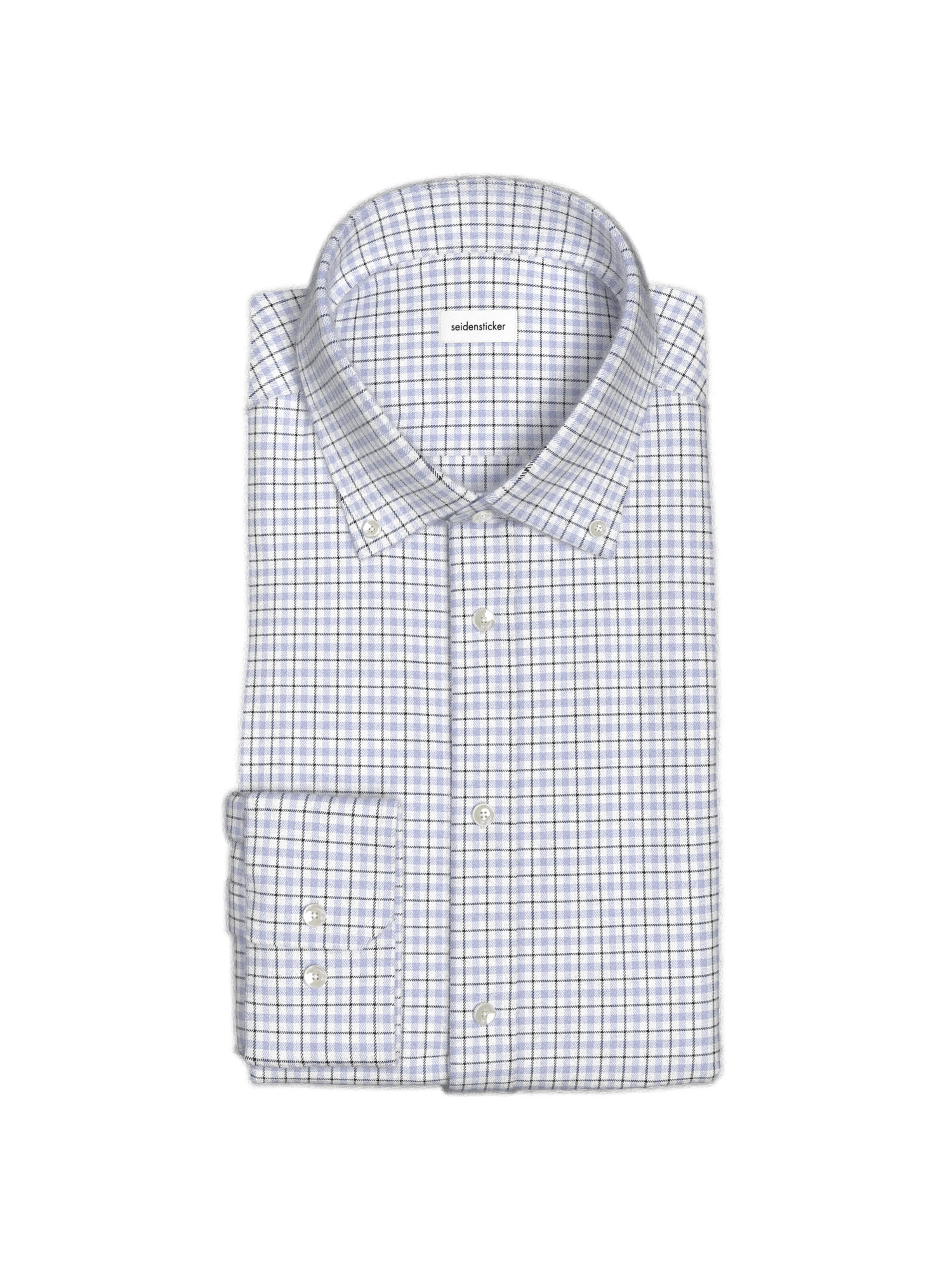 SEIDENSTICKER Slim fit Business shirt 'Schwarze Rose' in Blue