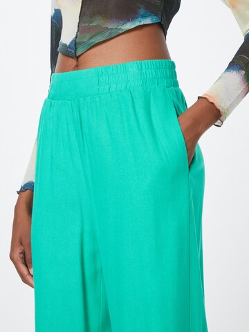 Wide Leg Pantalon minimum en vert