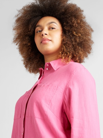 ONLY Carmakoma Blouse 'CARO' in Pink