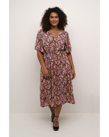 Robe 'Ami' KAFFE CURVE en mélange de couleurs : devant