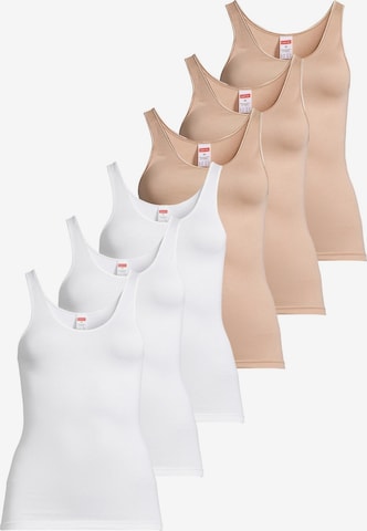 CON-TA Unterhemd 'Modal' in Braun: Vorderseite