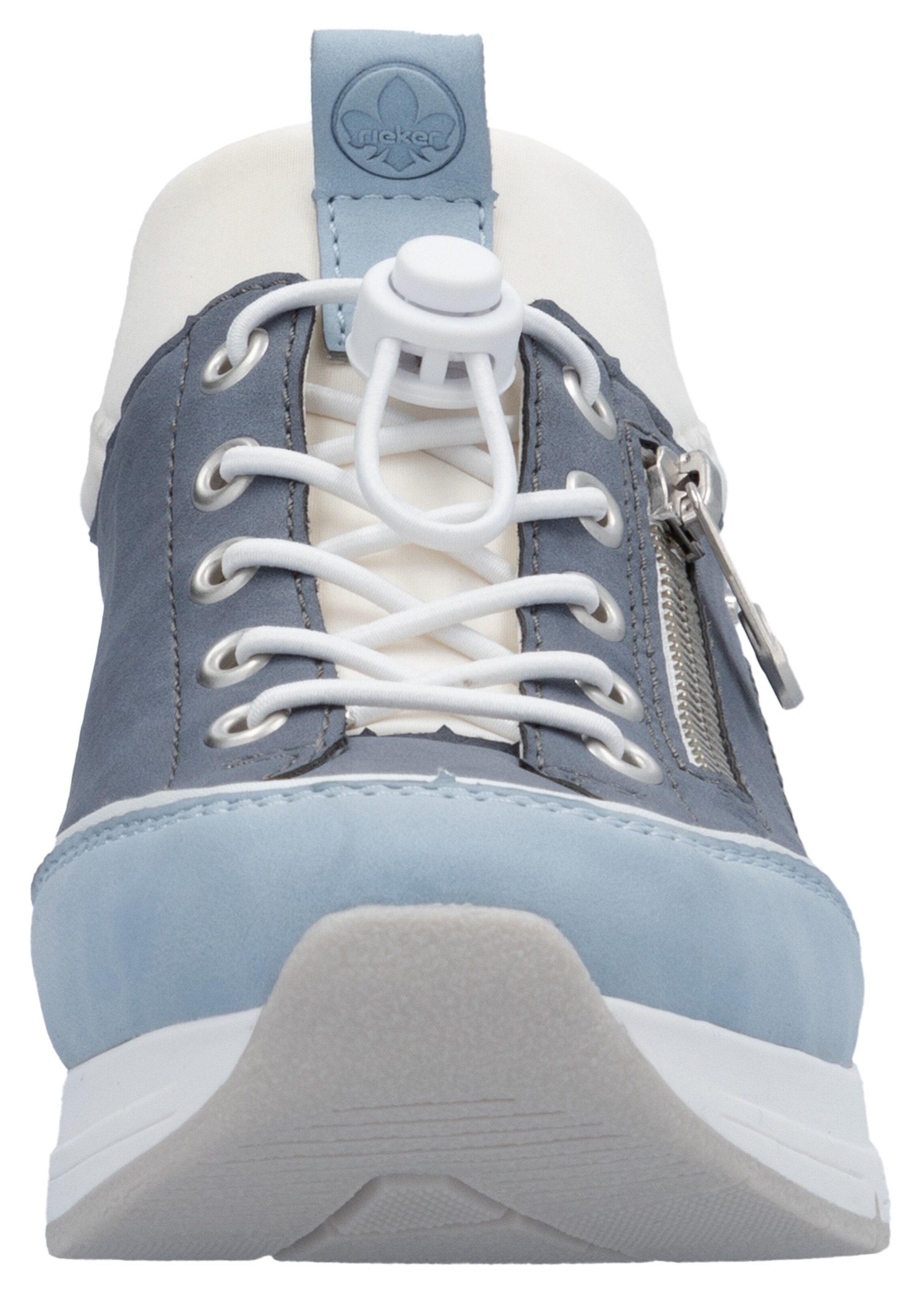 Baskets basses Rieker en bleu