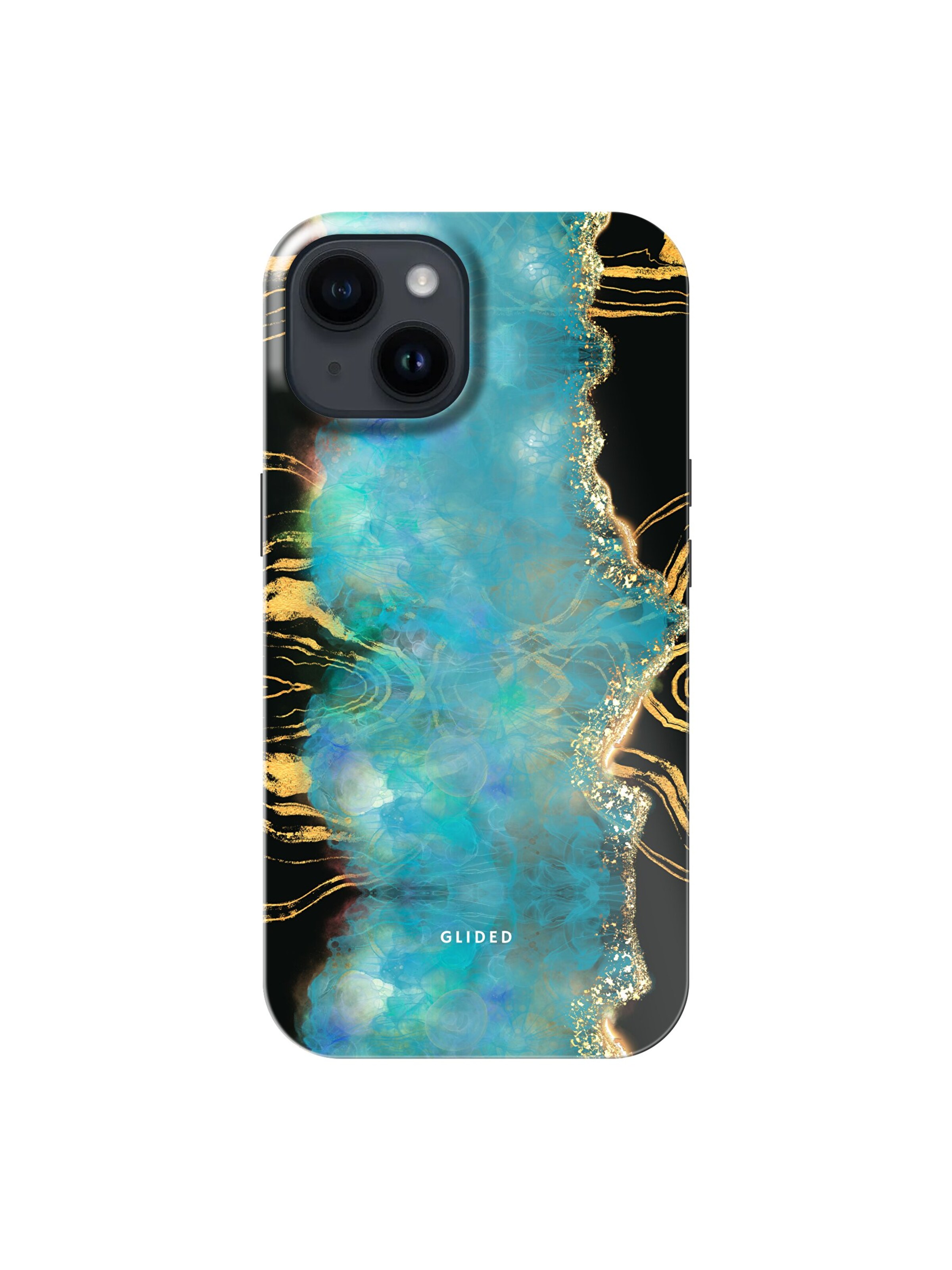 Glided Smartphone Case 'Waterly Glided Handyhülle' in Black: front