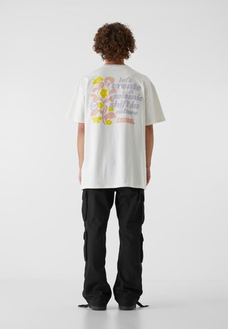 Lost Youth Shirt 'Flowers' in White