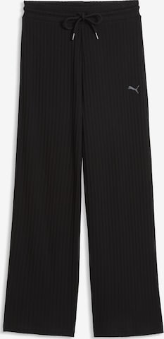 Wide Leg Pantalon de sport 'Her' PUMA en noir : devant