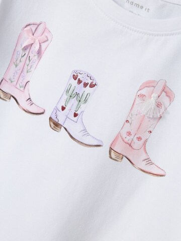 NAME IT Shirt 'NMFHADIA' in White