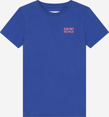 Shiwi Тениска 'Snoopy Grin Grin Joe' в синьо: отпред