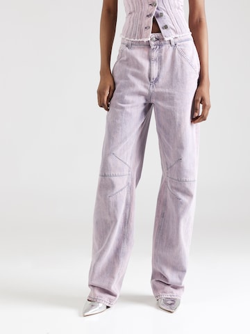 Dondup Loosefit Jeans 'Joss' in Lila: voorkant