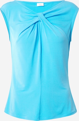 T-shirt s.Oliver BLACK LABEL en bleu : devant