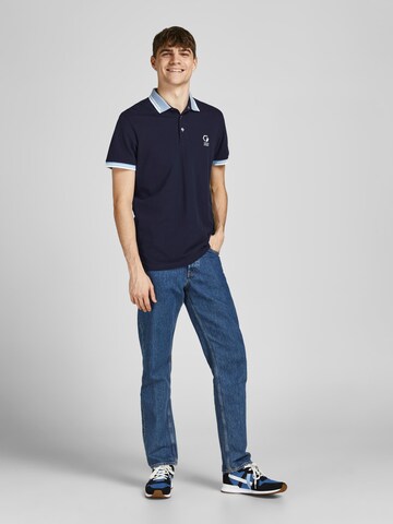 JACK & JONES Poloshirt 'Logan' in Blau