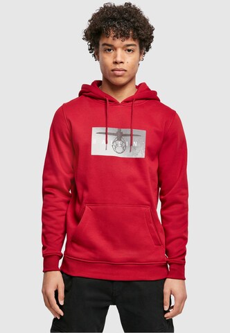 Sweat-shirt Mister Tee en rouge : devant