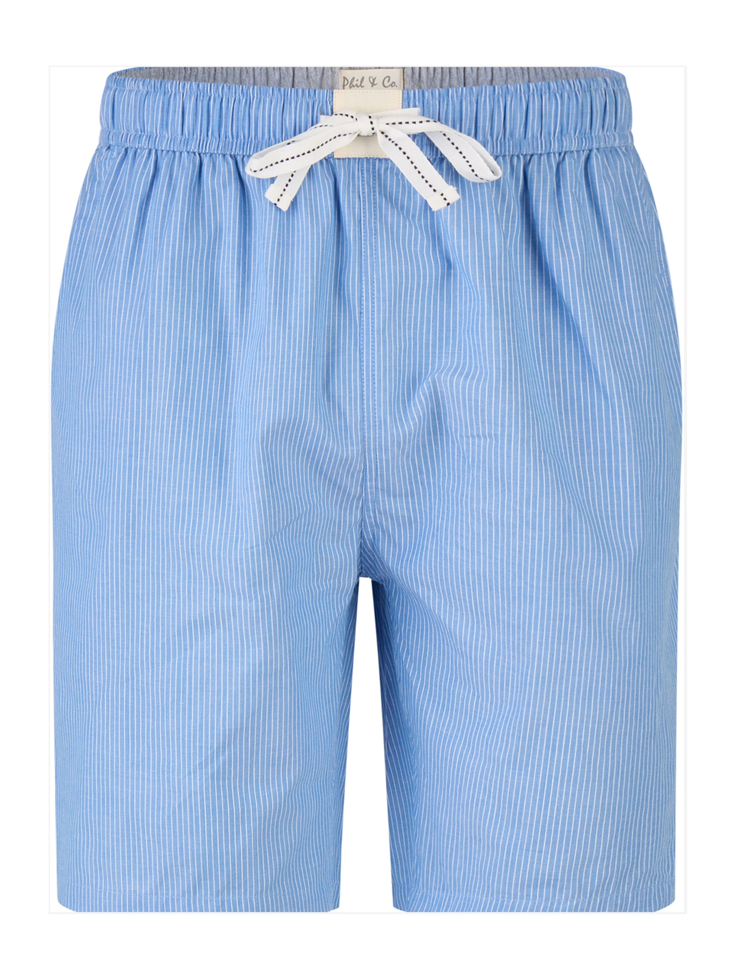 Phil & Co. Berlin Pajama short in Blue