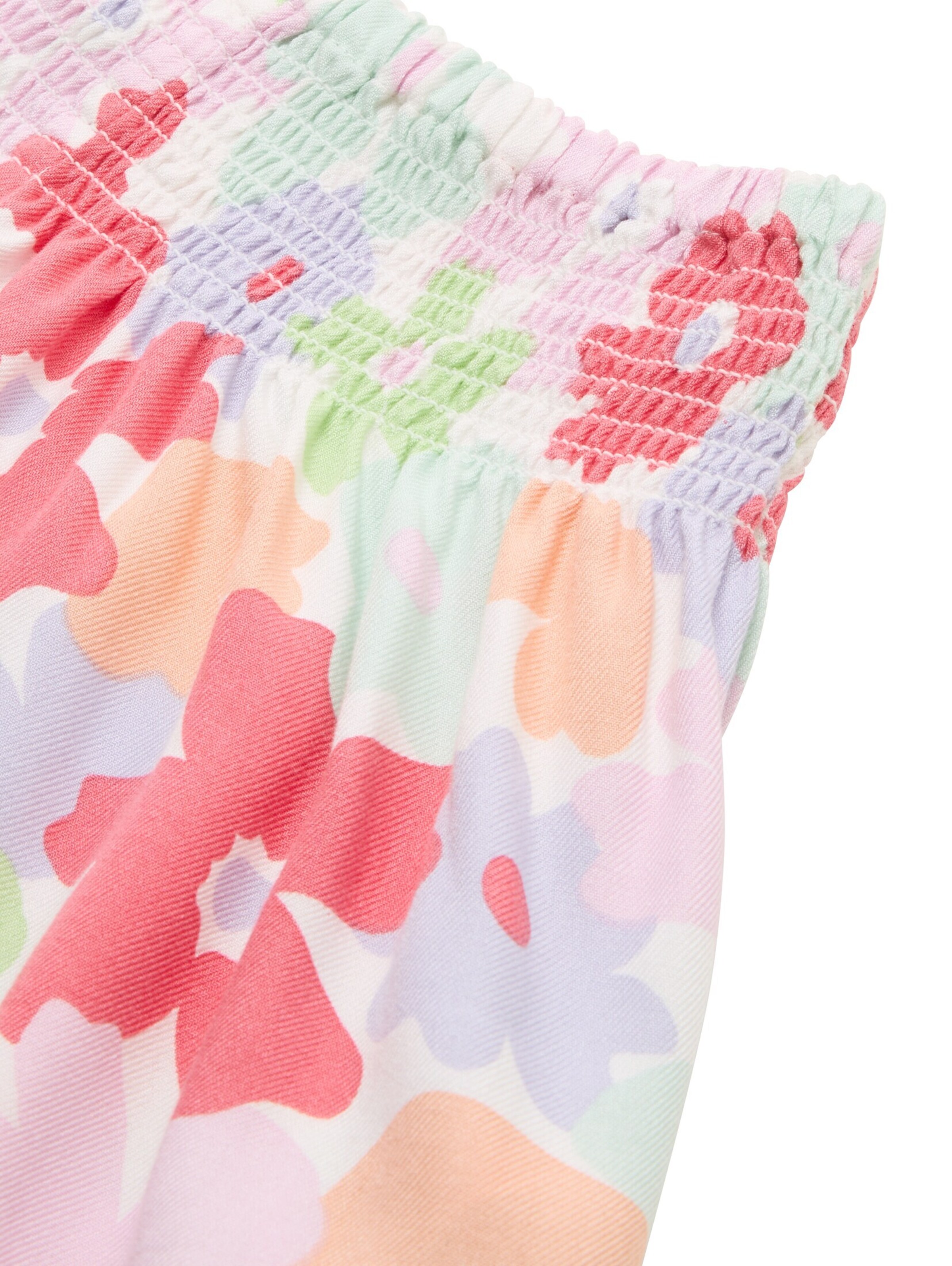 TOM TAILOR Wide Leg Shorts in Weiß