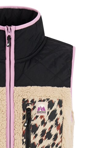 PROTEST Vest 'PRTFriz' in Brown