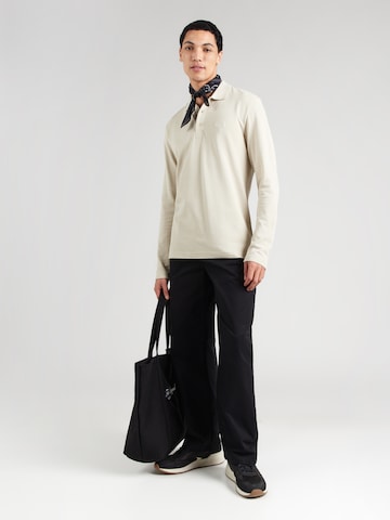 BOSS Poloshirt 'Plisy' in Beige