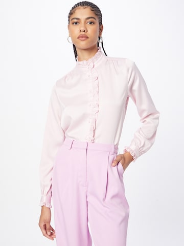 Aware Blouse 'ADJURE' in Pink: front