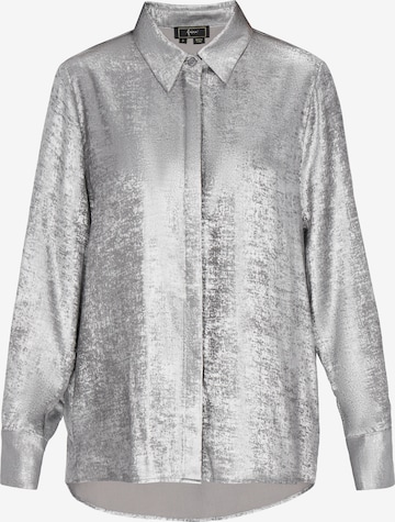 Chemisier faina en argent : devant