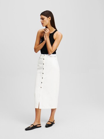 Gonna di Karl Lagerfeld in bianco
