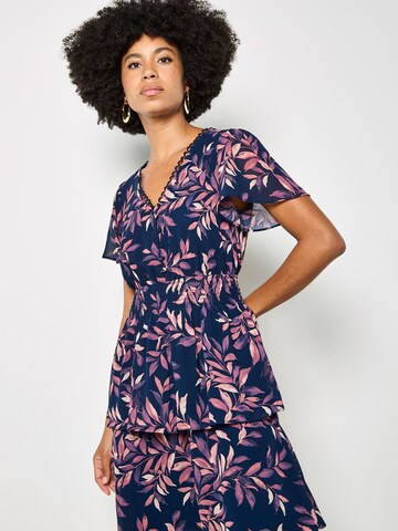 Apricot Jurk ' ' in Blauw