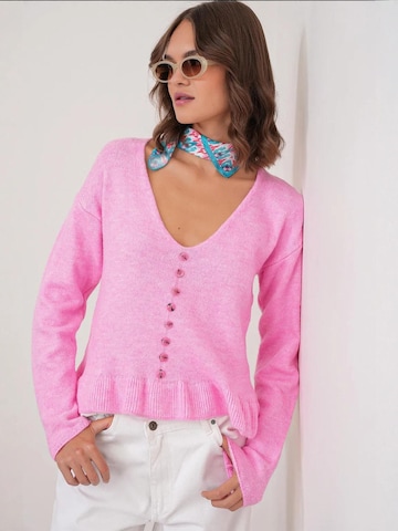 Pullover di MixRay in rosa