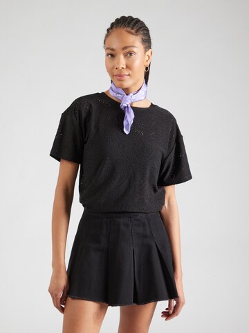 PIECES - Camiseta 'PCAbby' en negro: frente