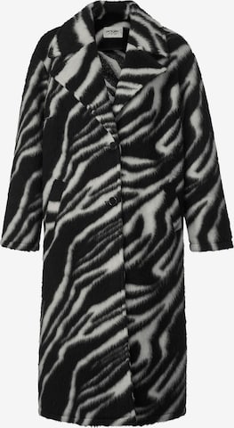 Angel of Style Between-Seasons Coat in Black: front