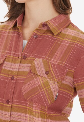 Whistler Regular fit Athletic Button Up Shirt 'Jamba' in Red