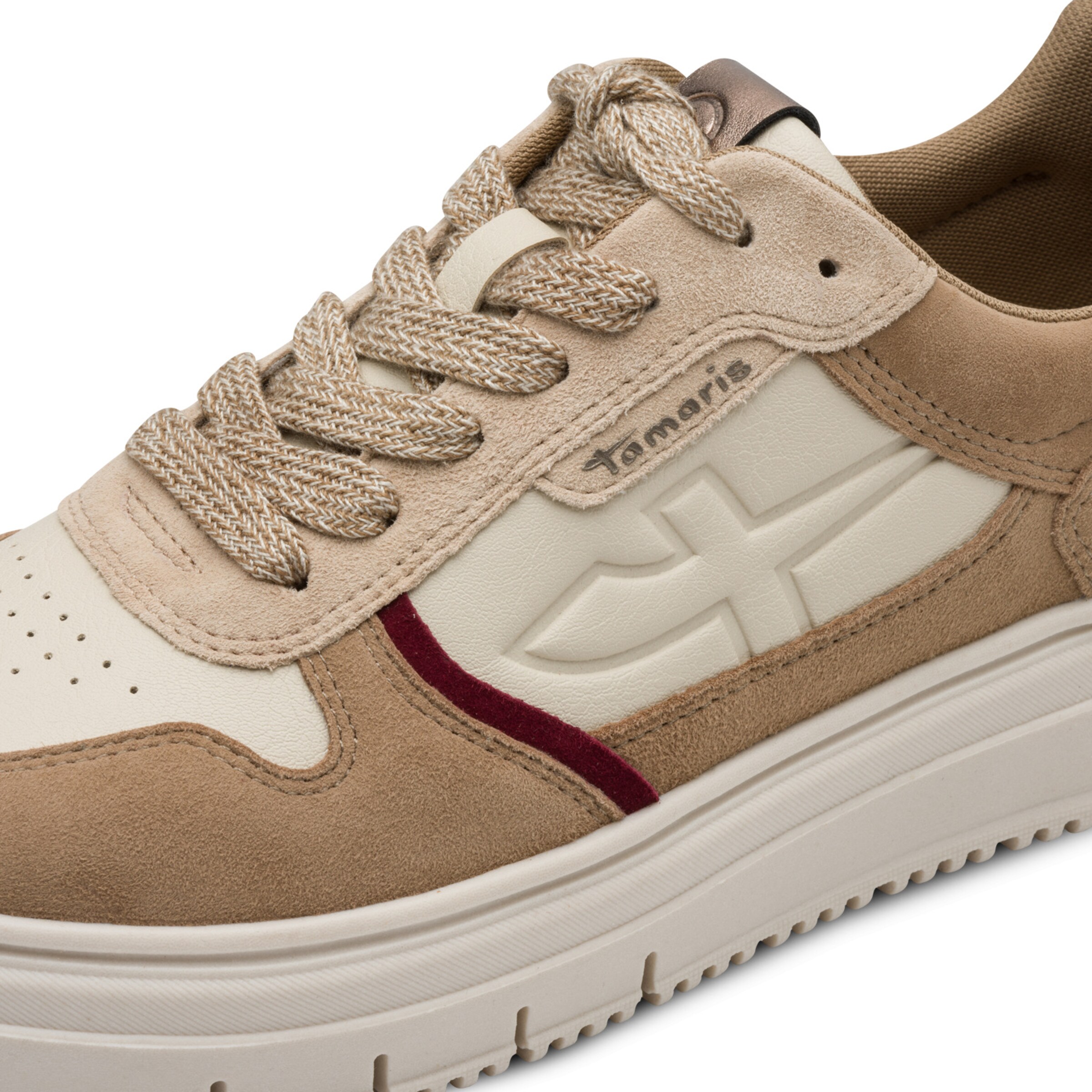 Baskets basses Tamaris en beige