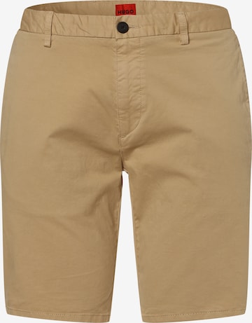 HUGO Red Chino Pants 'David' in Beige: front