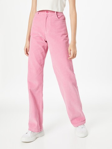 Thinking MU - Loosefit Pantalón 'THERESA' en rosa: frente