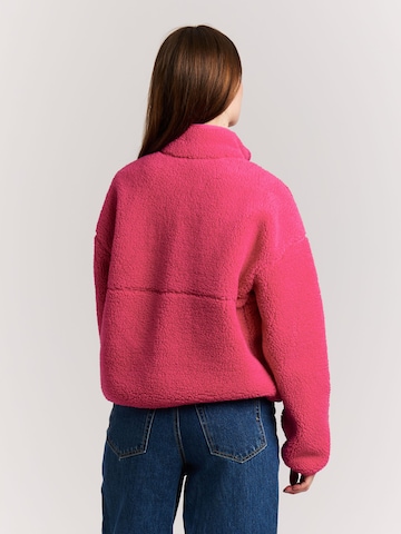 PROTEST Fleece jas 'PRTLUX' in Roze