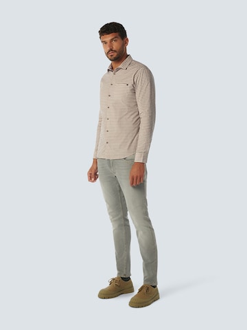 No Excess Regular fit Button Up Shirt in Beige