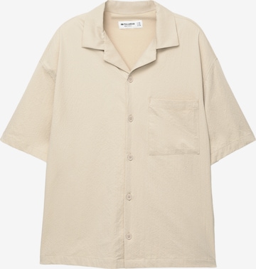 Pull&BearComfort Fit Košulja - bež boja: prednji dio