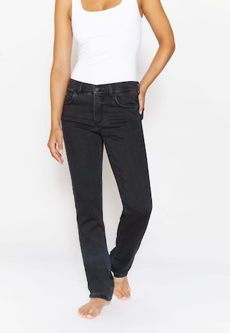 Angels Slimfit Jeans in Grijs: voorkant