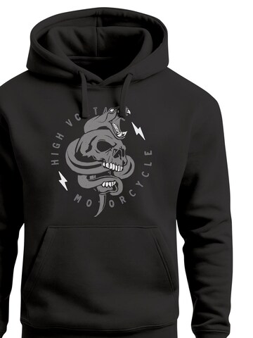 Neverless Sweatshirt 'Snake'‌‌‌‌‌‌ in Schwarz